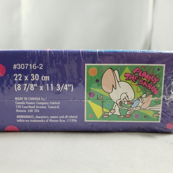 Vintage Animaniacs Pinky and the Brain 64 Piece Puzzle - SEALED - Picture 4 of 7